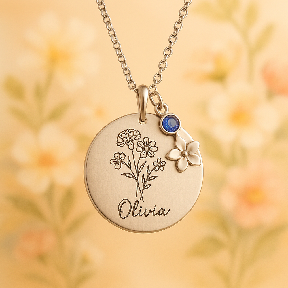 How Can You Guide to custom birthstone bouquet necklace personalized?