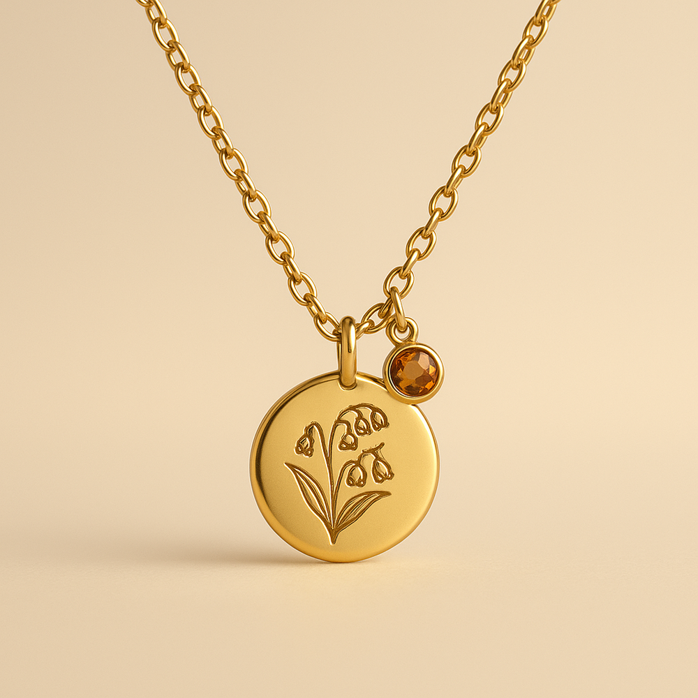 Boost Your Jewelry Business with Custom Birth Month Flower Necklaces and Gold Charm Birthstone Designs