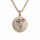 Boost Your Brand with Birth Month Flower Birthstone Necklace and Customized Gold Charm Jewelry