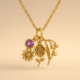 Custom Birth Month Flower Birthstone Gold Charm Bouquet Necklace: A Game-Changer for Jewelry Retailers and Wholesalers