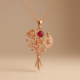 Custom Birth Month Flower Necklace: How Rose Gold Birthstone Bouquet Necklaces and Personalized Flower Birthstone Charm Necklaces Drive Jewelry Business Growth