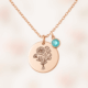 Custom Birth Month Flower Necklace Trends: Boost Business with Rose Gold Birthstone Charm & Bouquet Designs