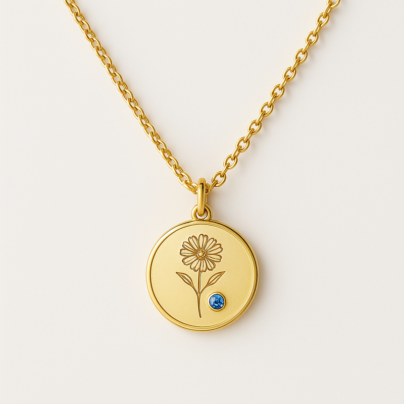 Custom Birth Month Flower Necklace Trends: Boost Business with Durable, Personalized Gold Birthstone Designs