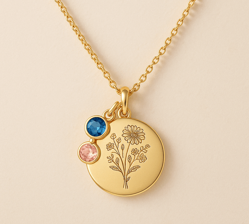 Boost Your Jewelry Business with Custom Birthstone Gold Charm Necklaces and Personalized Birthstone Bouquet Necklaces