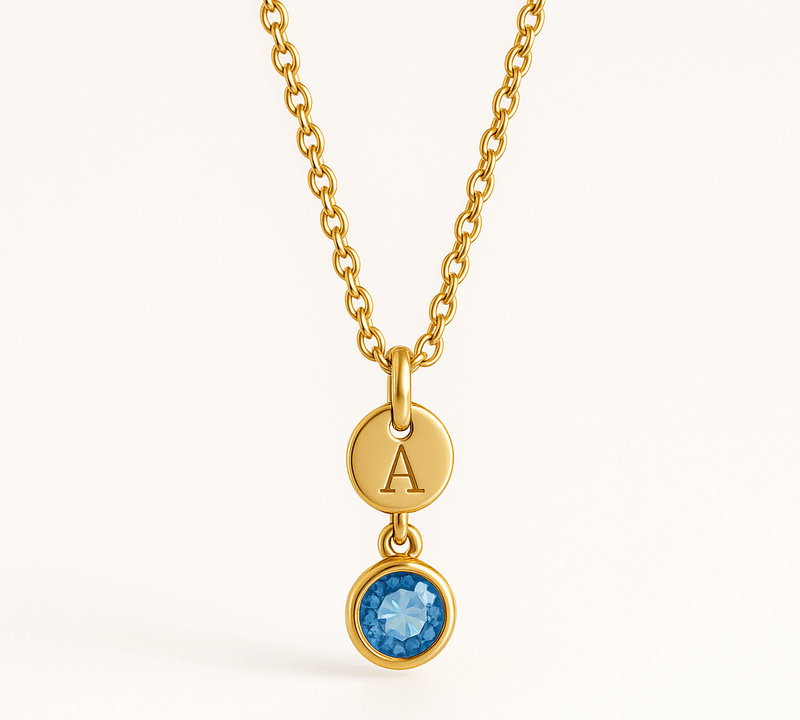 Boost Your Jewelry Business with Custom Birthstone Gold Charm Necklace Manufacturing: Durable, Low MOQ, and On-Trend