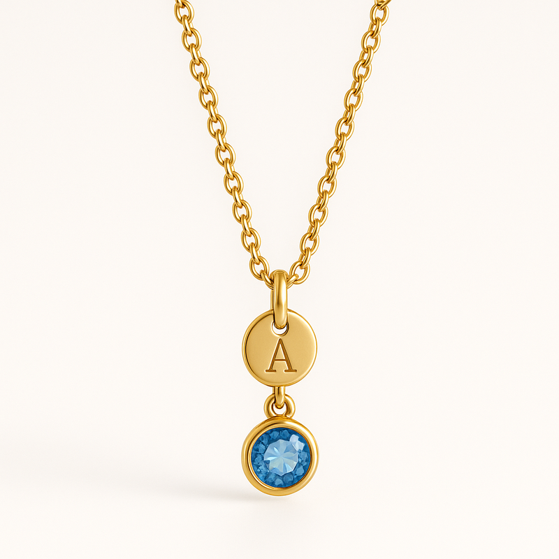 Boost Your Jewelry Business with Custom Birthstone Gold Charm Necklace Manufacturing: Durable, Low MOQ, and On-Trend