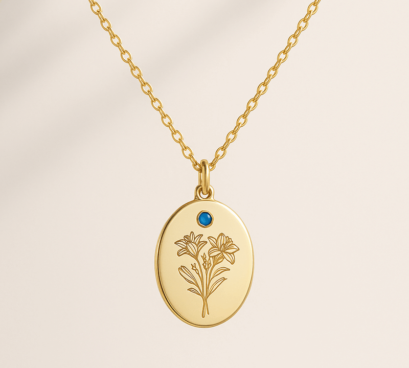 Boost Your Jewelry Business with Custom Birth Month Flower Necklaces and Personalized Birthstone Designs for Wholesale