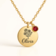 Custom Birth Month Flower Birthstone Necklace: High-Margin Wholesale Jewelry with Personalized Design Options