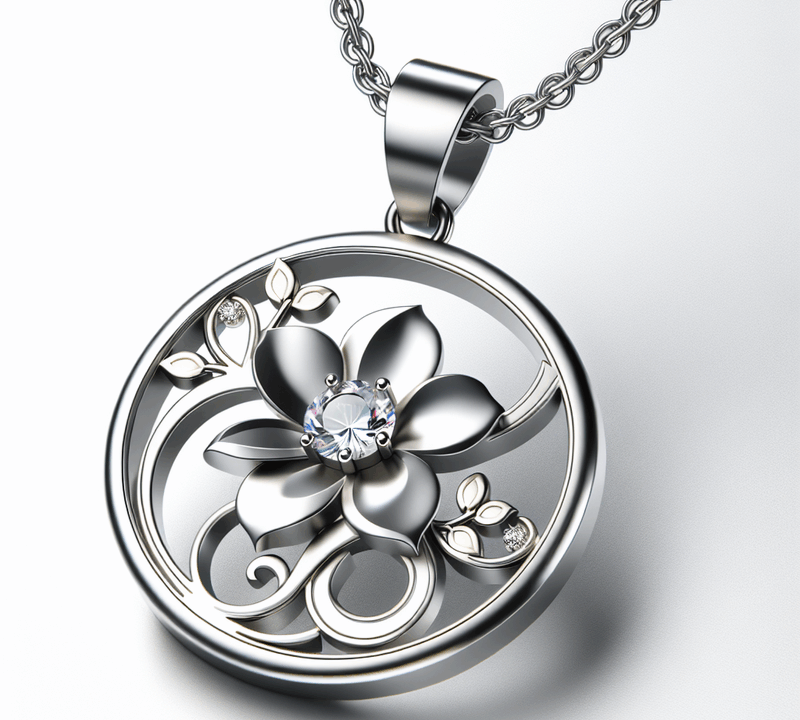 Custom Flower Birthstone Necklace: Boost Your Business with Preferred Design Services and Low MOQ