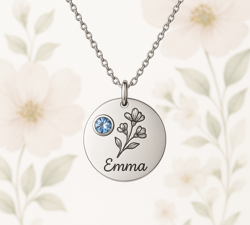 Custom Birthstone Flower Necklace Trends: Boost Your Jewelry Brand with Low MOQ, High-Quality OEM/ODM Manufacturing