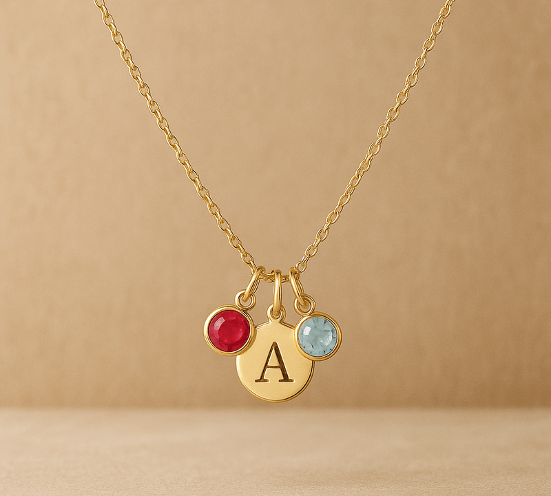 Boost Business Growth with Custom Birthstone Gold Charm Necklaces: Low MOQ OEM/ODM Jewelry Solutions