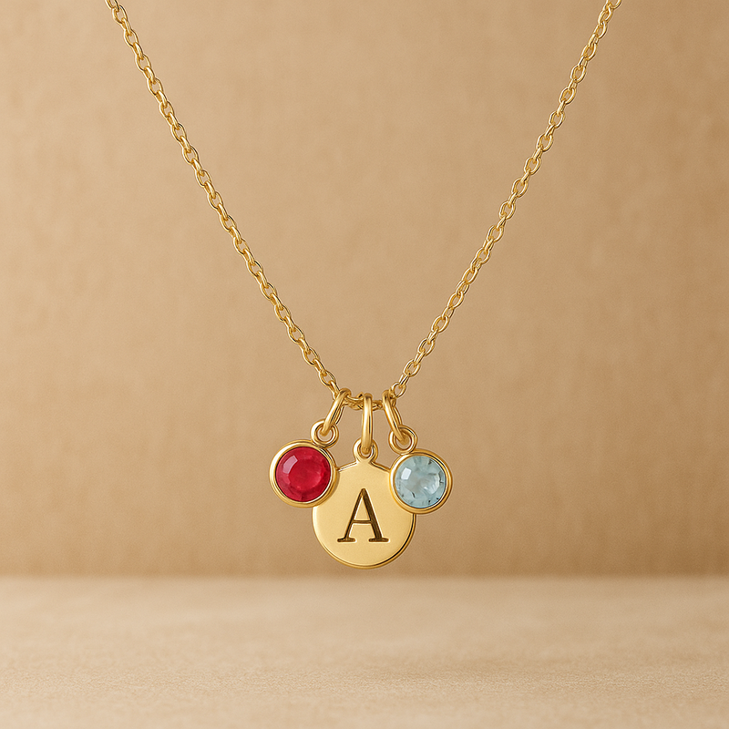 Boost Business Growth with Custom Birthstone Gold Charm Necklaces: Low MOQ OEM/ODM Jewelry Solutions