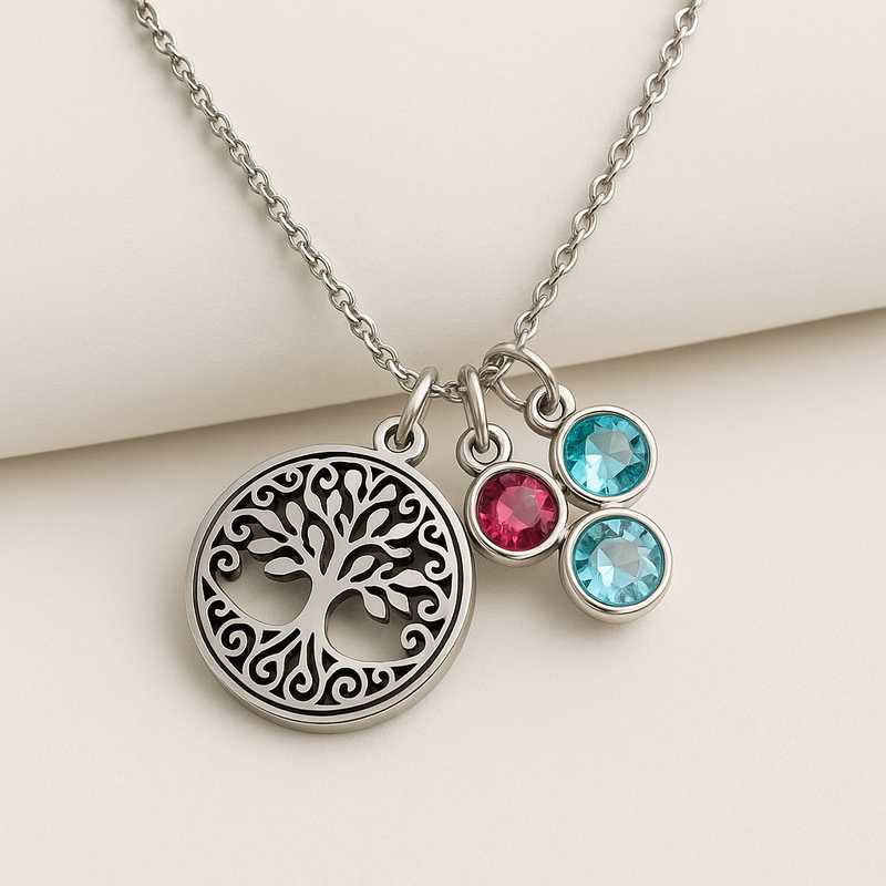 Custom Birthstone Charm Necklace Materials Guide Custom Birthstone Charm Necklace Materials Guide - 特色图片