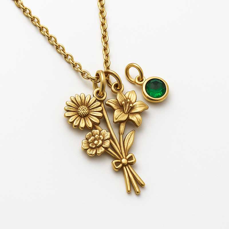 Precision Crafting: Sustainable & Durable Custom Birthstone Gold Charm Necklaces Precision Crafting: Sustainable & Durable Custom Birthstone Gold Charm Necklaces - Featured Image