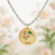 Custom Birth Month Flower Birthstone Necklace: Boost Jewelry Business with Personalized Gold Charm Bouquet Designs