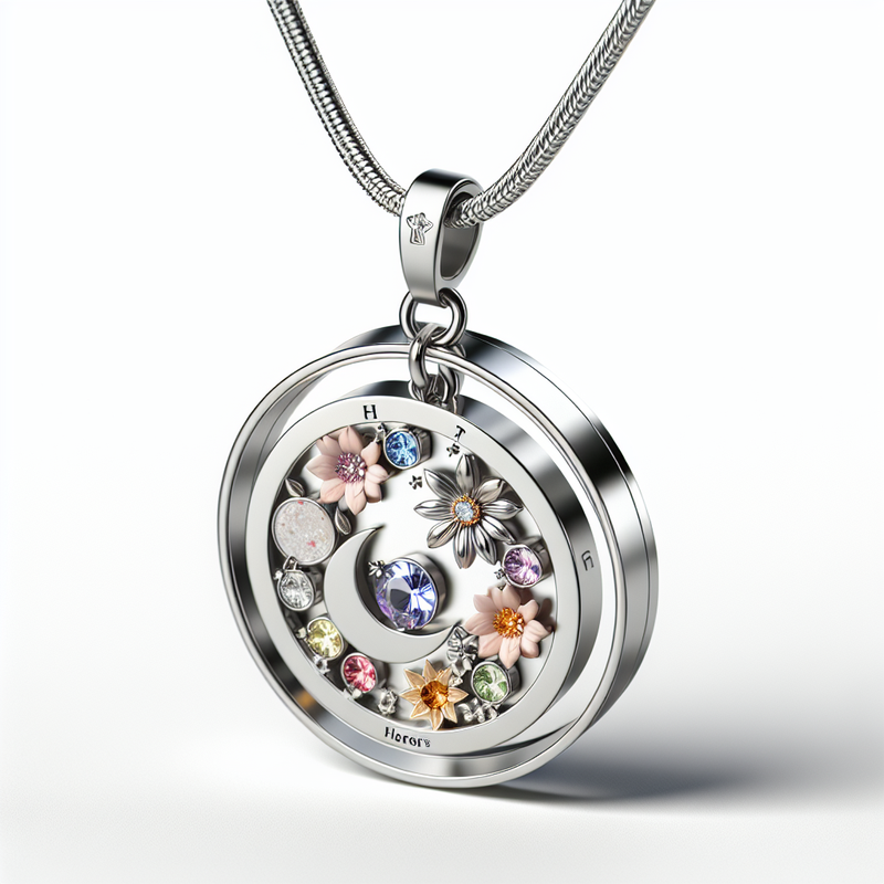 Custom Birthstone Charm Necklace: Elevate Quality with Birth Month Flower Jewelry & Personalized Designs