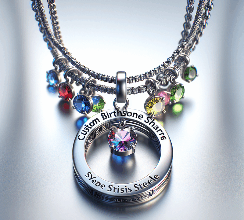 Boost Business Growth with Custom Birthstone Charm Necklace and Personalized Jewelry Designs