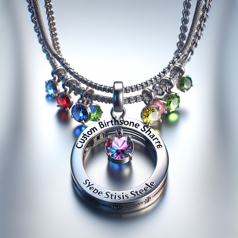 Boost Business Growth with Custom Birthstone Charm Necklace and Personalized Jewelry Designs