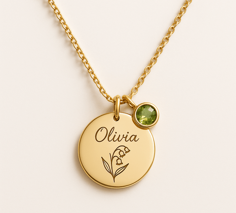 Maximize Your Jewelry Business Growth with Custom Birth Month Flower Necklaces, Birthstone Gold Charm Necklaces, and Personalized Birthstone Bouquet Jewelry