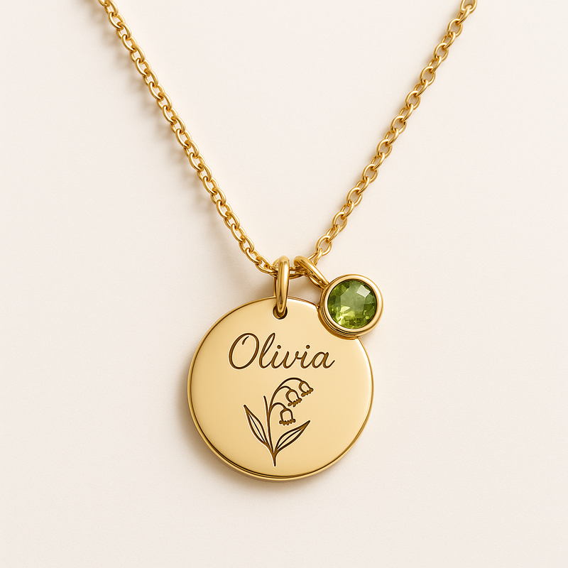 Maximize Your Jewelry Business Growth with Custom Birth Month Flower Necklaces, Birthstone Gold Charm Necklaces, and Personalized Birthstone Bouquet Jewelry
