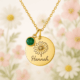 Boost Business Growth with Custom Birth Month Flower Birthstone Gold Charmcustom Birth Month Flower Birthstone Necklace Manufacturing