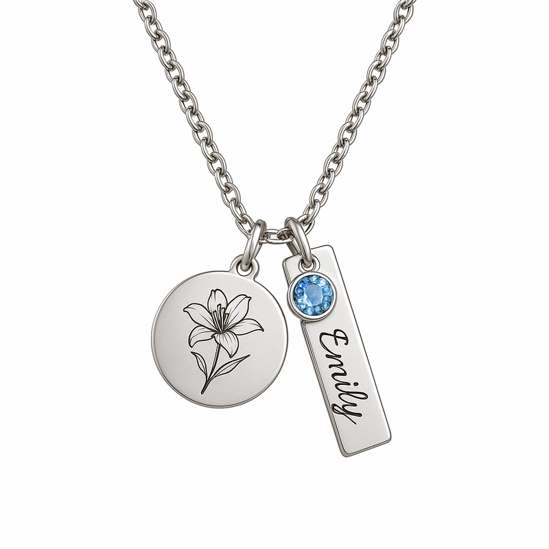 Custom Birth Month Flower Birthstone Necklace: A Profitable Trend for OEM/ODM Jewelry Manufacturing