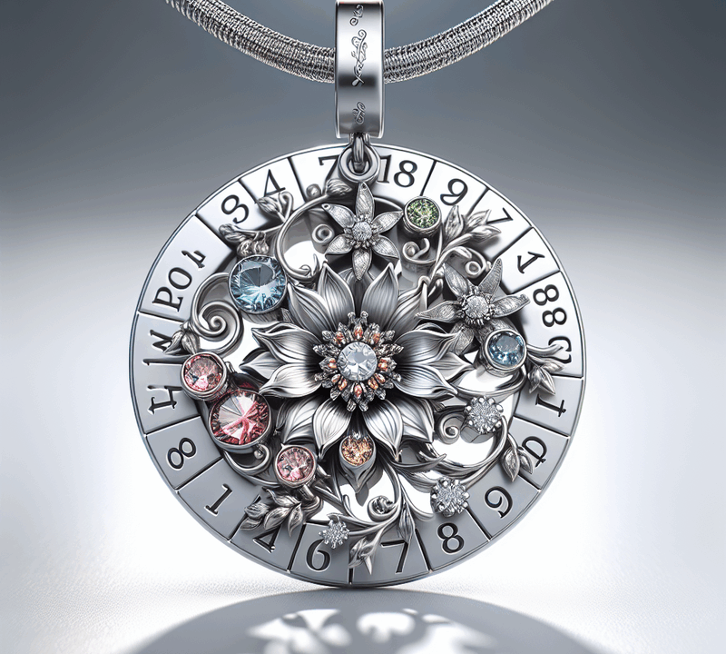 Custom Birth Month Flower Birthstone Charm Necklace: A Unique Personalization Opportunity for Wholesale Jewelry Manufacturing