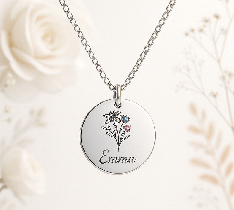 Custom Birth Month Flower Necklace Trends: Boost Sales with Durable, Personalized Jewelry in Stainless Steel