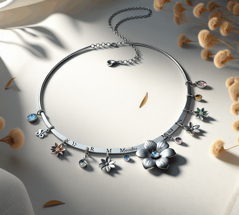 Exploring Custom Birth Month Flower Birthstone Charm Necklace Trends for Business Growth
