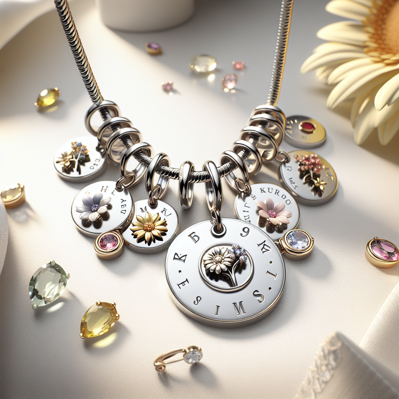 Boost Jewelry Sales with Custom Birth Month Flower Birthstone Charm Necklace: OEM/ODM Guide to Growth