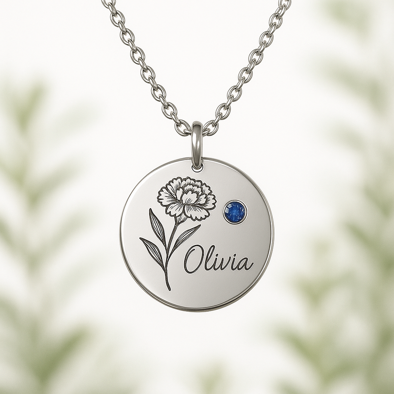 Enhance Your Jewelry Brand with Custom Birth Month Flower Necklaces and Personalized Flower Birthstone Jewelry for Wholesale Success