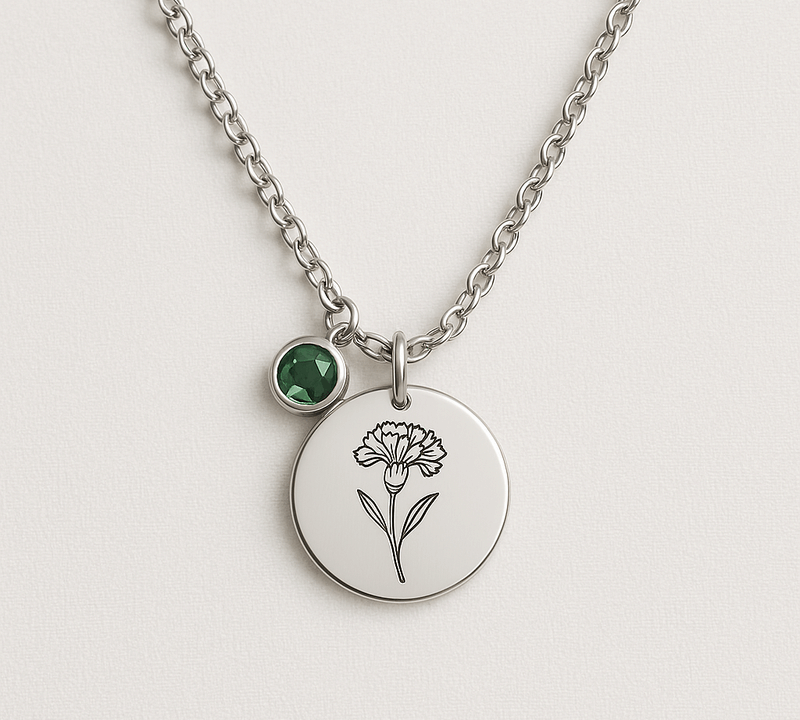 Custom Birth Month Flower Birthstone Necklace: OEM/ODM Strategies for Durable, Trend-Driven Wholesale Success