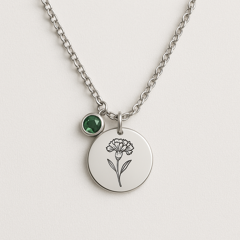 Custom Birth Month Flower Birthstone Necklace: OEM/ODM Strategies for Durable, Trend-Driven Wholesale Success