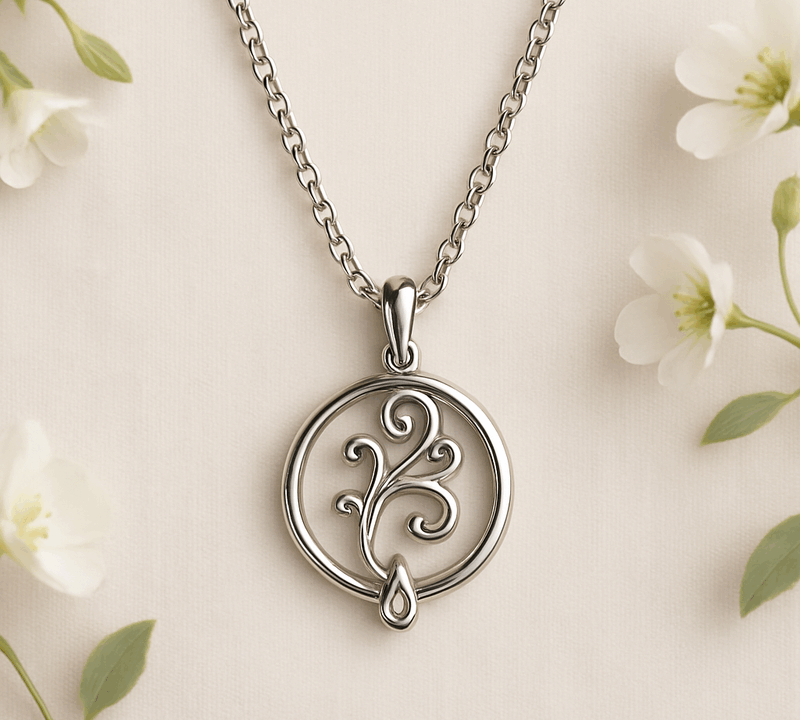 Boost Your Jewelry Brand with Custom Birth Month Flower Birthstone Charm Necklace: OEM Stainless Steel Solutions