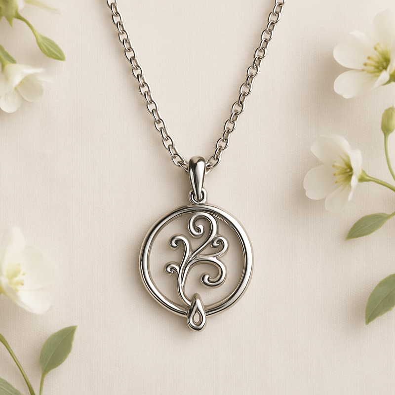 Boost Your Jewelry Brand with Custom Birth Month Flower Birthstone Charm Necklace: OEM Stainless Steel Solutions