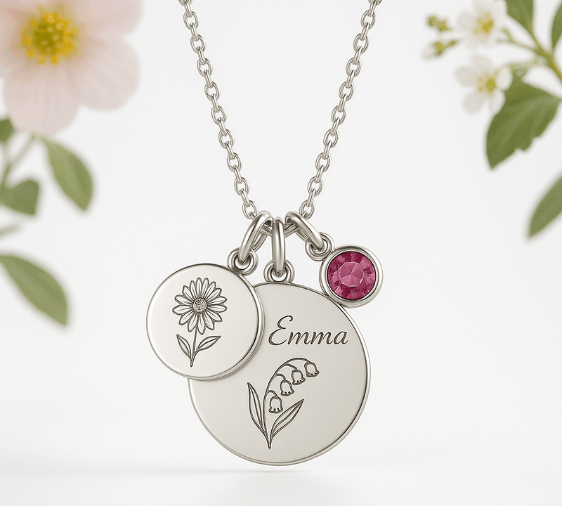 Boost Your Jewelry Brand with Custom Birth Month Flower Birthstone Charm Necklaces: OEM Wholesale Trends & Design Insights