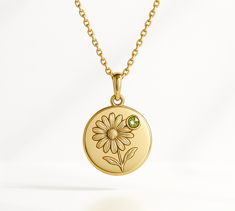 Boost Your Jewelry Brand with Custom Birth Month Flower Birthstone Charm Necklaces: OEM Solutions for Growth