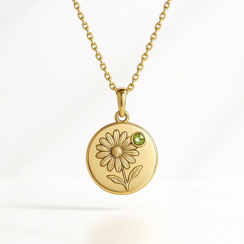 Boost Your Jewelry Brand with Custom Birth Month Flower Birthstone Charm Necklaces: OEM Solutions for Growth