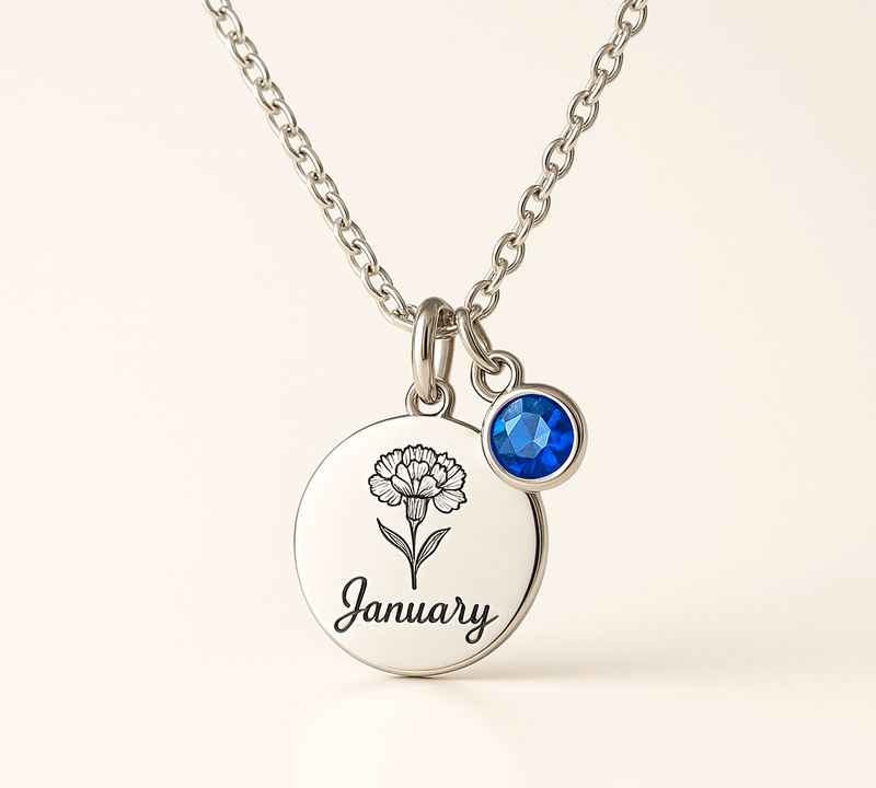 Maximize Business Growth with Custom Birth Month Flower Birthstone Charm Necklaces: Personalized Jewelry Solutions for Moms