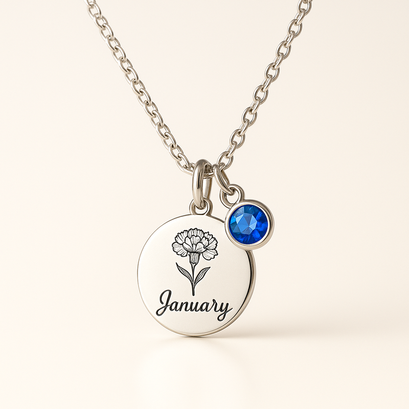 Maximize Business Growth with Custom Birth Month Flower Birthstone Charm Necklaces: Personalized Jewelry Solutions for Moms