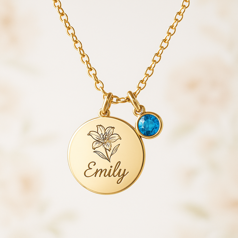 Boost Your Jewelry Brand with Custom Birth Month Flower Necklaces, Birthstone Charm Necklaces, and Personalized Birthstone Jewelry