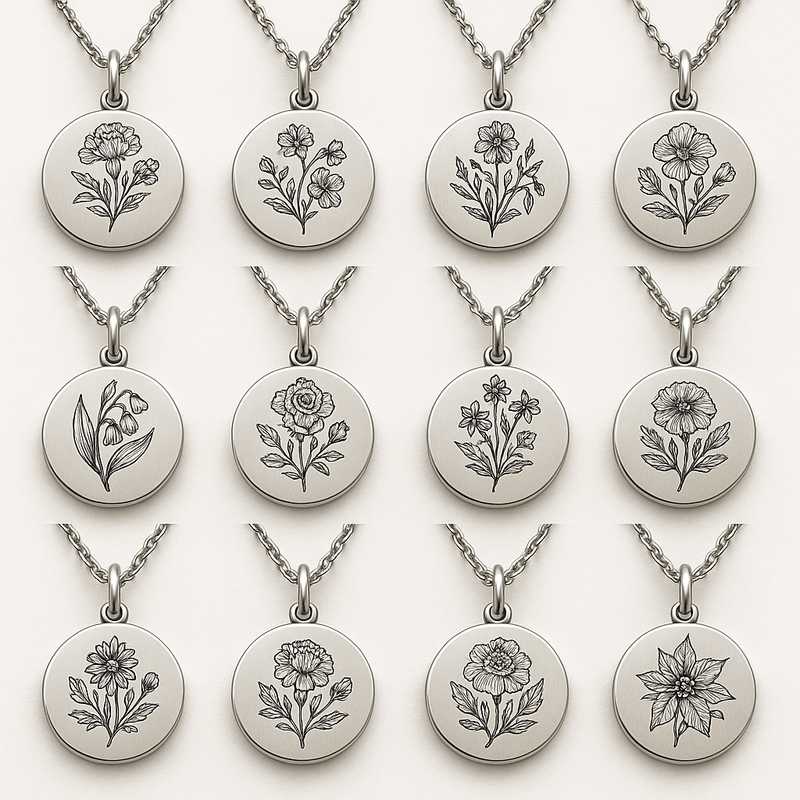 Diseño Sostenible y Precisión: Colgantes Florales por Mes de Nacimiento Diseño Sostenible y Precisión: Colgantes Florales por Mes de Nacimiento - Featured Image