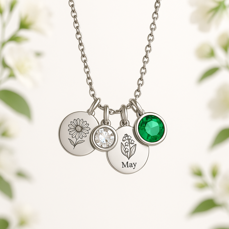 Boost Your Jewelry Brand with Custom Birthstone Charm Necklaces, Personalized Birthstone Jewelry, and Birth Month Flower Necklaces: Wholesale Solutions for OEM/ODM Manufacturers