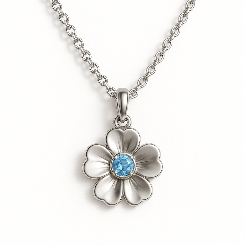 Boost Business Growth with Custom Birthstone Flower Necklace Manufacturing: Wholesale Customization & Low MOQ Benefits