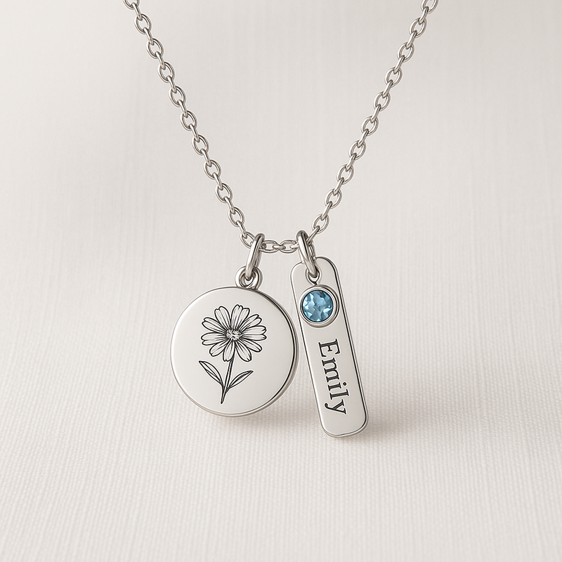 Custom Birth Month Flower Necklace Trends: OEM Jewelry Manufacturing for Personalized Birthstone Jewelry Success