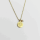 Gold Engraved Rose Pendant Necklace with Pearl Accent, Minimalist Custom Rose Charm Necklace for Timeless Elegance