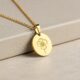 blog 5.14 dedicate women s gift custom birth month flower birthstone charm bouquet necklace 1