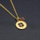 blog 5.14 dedicate women s gift custom birth month flower birthstone charm bouquet necklace 4