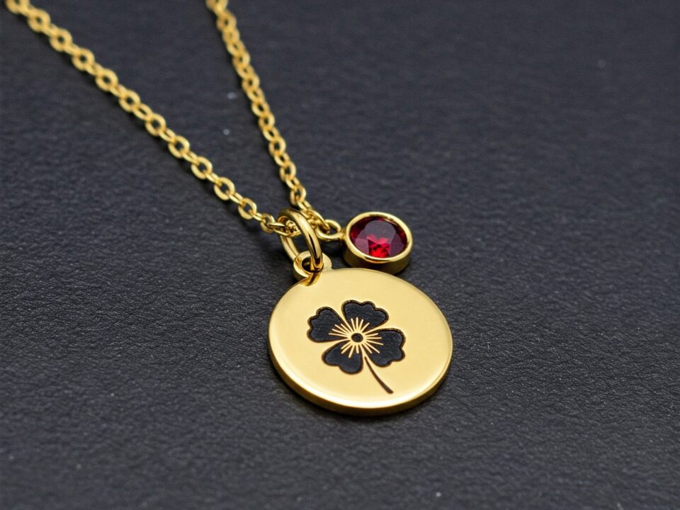 blog 5.14 dedicate women s gift custom birth month flower birthstone charm bouquet necklace 4