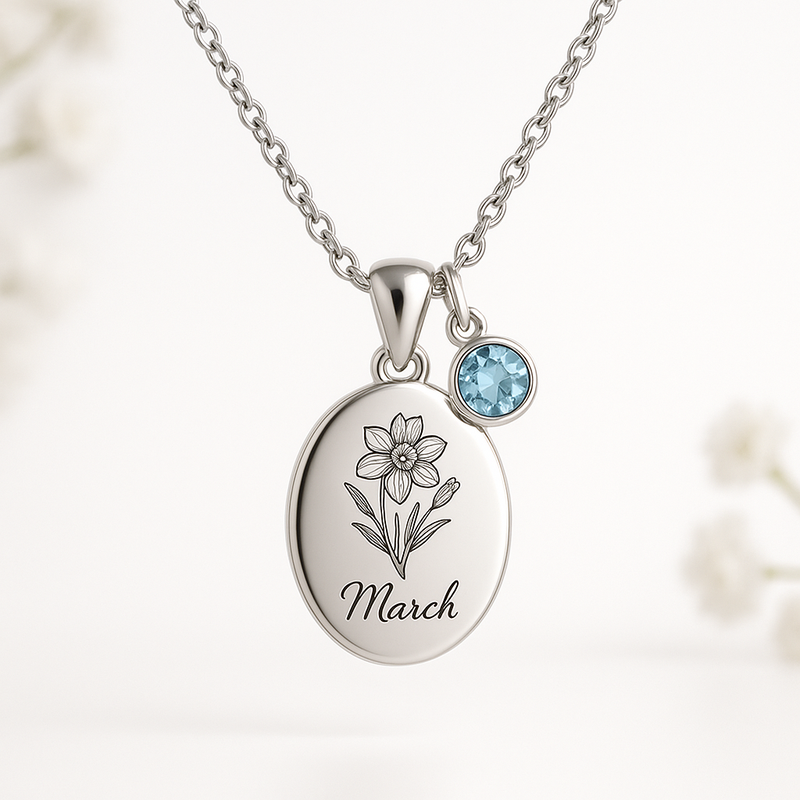 Boost Your Brand with Custom Birth Month Flower Birthstone Charm Necklace: Wholesale Stainless Steel Jewelry Manufacturing Insights